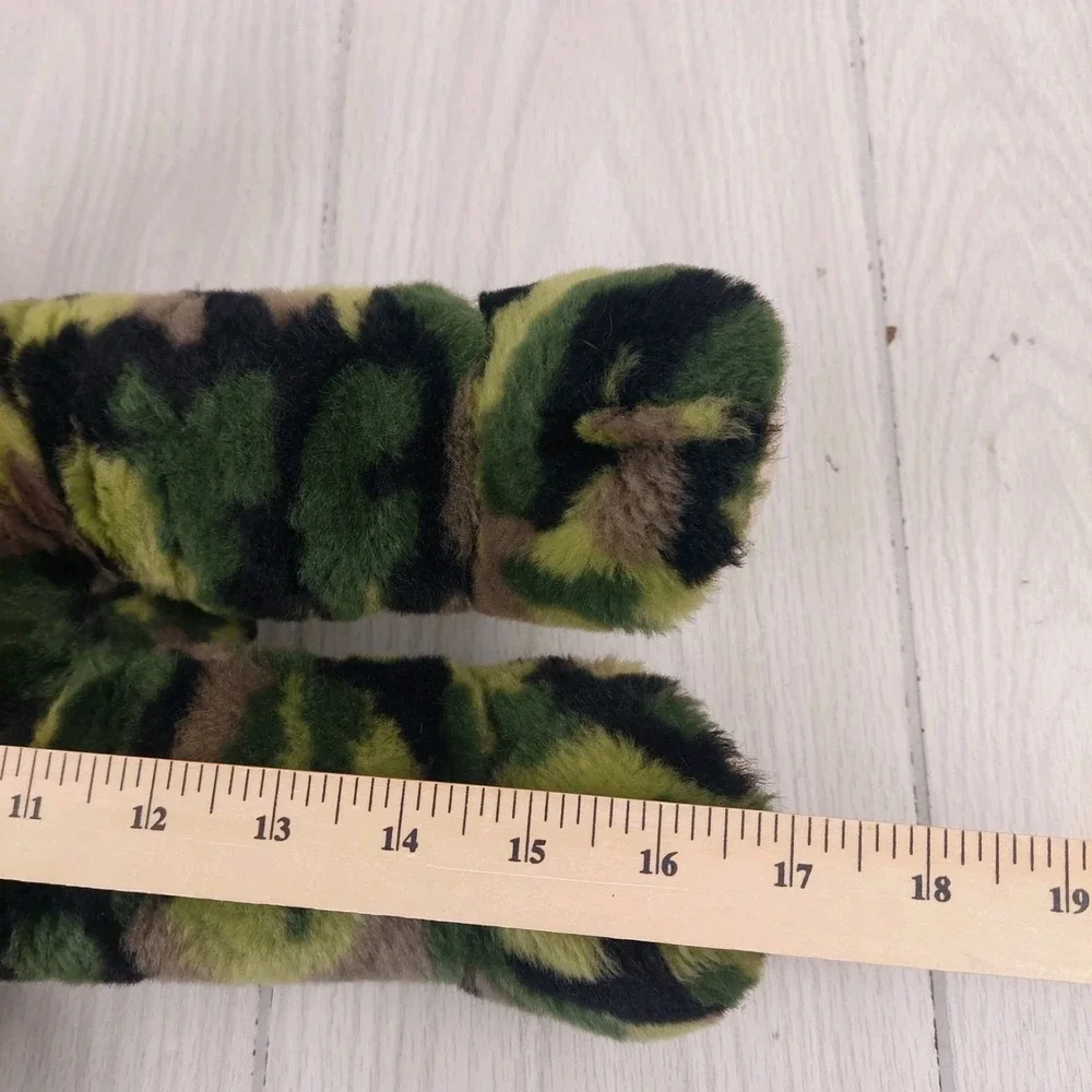 Build-A-Bear‎ Camouflage Teddy Bear Plush Unisex 17in Green Brown Woodland Camo